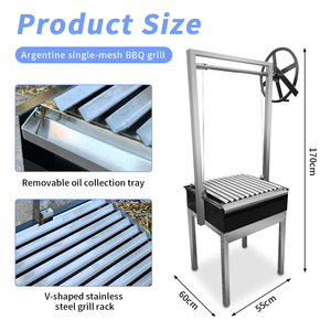<span class=keywords><strong>Parrilla</strong></span> <span class=keywords><strong>Argentina</strong></span> o <span class=keywords><strong>Parrilla</strong></span> V con Rejilla <span class=keywords><strong>y</strong></span> Bandeja de Goteo, <span class=keywords><strong>Parrilla</strong></span> Vertical para <span class=keywords><strong>Barbacoa</strong></span>, <span class=keywords><strong>Parrilla</strong></span> para Exteriores - Product Image 3