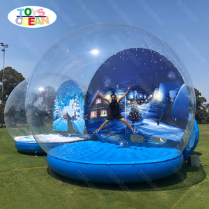 Venta al por mayor de fábrica personalizada de grado comercial de Navidad burbuja inflable que rebota bolas de nieve - Product Image 4