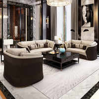 Canapé d'angle de luxe haut de gamme 1, 2 ou 3 places en cuir véritable, design moderne, pour maison, hôtel, villa
