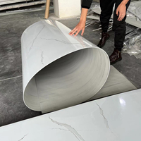 Panneaux muraux en PVC effet marbre UV, série personnalisable, fabricant chinois, finition haute brillance