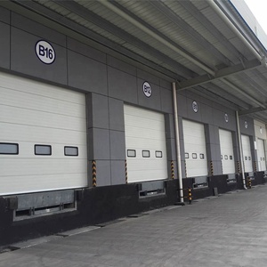 Chine prix d'usine personnalisé automatique économique certification CE porte sectionnelle aérienne en aluminium - Product Image 2