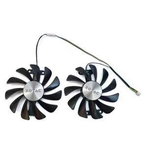 NOUVEAU Ventilateur GPU 95MM 4PIN GAA8S2U GTX 1080 <span class=keywords><strong>AMP</strong></span> Edition pour ZOTAC GeForce GTX <span class=keywords><strong>1070</strong></span> 1080 <span class=keywords><strong>AMP</strong></span> Edition Ventilateur de refroidissement pour carte graphique - Product Image 5