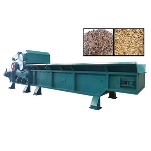 Biomass Wood Chips Crusher/ Heavy Duty Drum Wood Chipper Machine