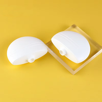 50g PE Flip Round Cosmetic Packaging Crème pour le visage Lotion Sous-bouteille Bouteille en forme d'oeuf pour la crème solaire et l'emballage de la crème pour les mains