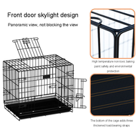 2023 Nouvelle Cage de Transport Robuste Pliable pour Animaux, Chiens, Chats, Lapins et Chiots