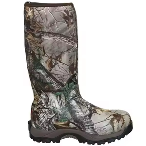 Bottes de <span class=keywords><strong>chasse</strong></span> pour hommes de qualité professionnelle, imperméables, isolées 800g, camouflage, semelle en caoutchouc, doublure en néoprène pour le suivi en plein air tout-terrain - Product Image 2