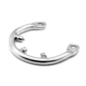 FRRK 304 Stainless Steel Metal <strong>Chastity</strong> Lock Accessory <strong>Spiked</strong> Device of <strong>Chastity</strong> <strong>Cage</strong> - Product Image 4