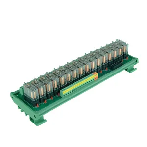 G2R-2 16 ערוץ ממסר מודול 2NO 2NC אלקטרוני DPDT מתג ממסר 12V PNP