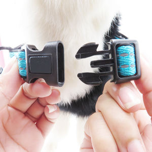 Productos para mascotas de alta calidad Correa Para Perros Gancho de cuerda de nailon para caminar diariamente Collares y correas acolchadas para perros - Product Image 5