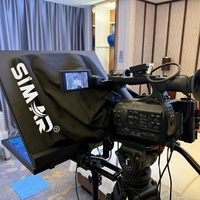 Kamera Video Profesional HD Auto-mirror Announcer Teleprompter untuk Siaran TV, Gereja, Siaran Langsung, Mendukung Bahasa Arab