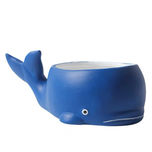 Pots de bonsaï succulents en céramique en forme d'animal de conception créative, <span class=keywords><strong>pot</strong></span> en terre cuite en forme de <span class=keywords><strong>baleine</strong></span> pour la maison, le balcon et la fleur - Product Image 3