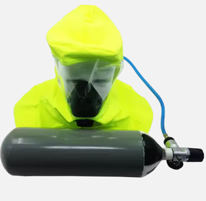 Dispositif respiratoire d'évacuation d'urgence 3L à capuchon transparent 360 rentable <span class=keywords><strong>pour</strong></span> une évacuation de sécurité et une qualité de l'air altérée et une carence en oxygène - Product Image 2