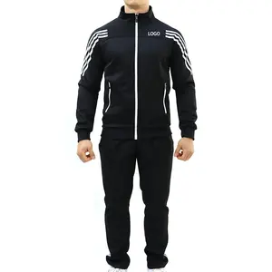 Pantaloni tuta da ginnastica jogging logo personalizzato di alta qualità stampa con cerniera tute da uomo jogging ricamo set