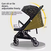 Vente chaude Bébé Poussette Facile Pliant Système De Voyage Bébé Gear Convient pour 0-3 Ans Bébé