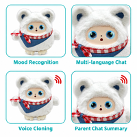 Giocattolo di Peluche Interattivo con Riconoscimento dell'Umore AI, Feedback Emotivo, Controllo Vocale, Apprendimento STEM per Bambini OEM