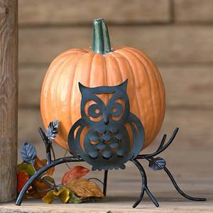Decoración de Halloween al aire libre estatua grande de calabaza de fibra de vidrio - Product Image 4