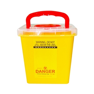 Conteneur jetable pour objets tranchants médicaux 1~13L, boîte de stockage des déchets à risque biologique pour aiguilles, pour usage domestique et en laboratoire - Product Image 3