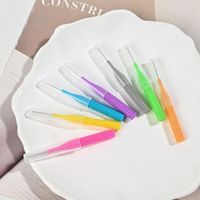 Brosse interdentaire réutilisable OEM, filaments doux et sûrs, emballage individuel scellé, portable, pour un nettoyage interdentaire profond en orthodontie