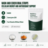 Complément alimentaire certifié Halal et Casher, M-VIT, NADH COQ10 à absorption maximale, emballé individuellement, sans gluten, dissolution lente