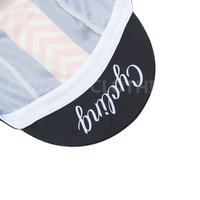 Sombrero de bicicleta de tamaño libre Gorra de ciclo de 3 paneles transpirable