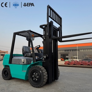 משלוח חינם 3 3.5 טון מלגזה 3.5 טון משאית 4Wd גלגל מלמלגזה דיזל מלגזה סולר מלגזה - Product Image 2