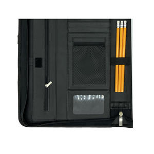 Dossier en cuir pour documents Dossier multifonctionnel en cuir pour tableaux d'affaires Dossier pour directeur des ventes immobilières Portefeuille haut de gamme - Product Image 4