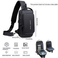 Sac bandoulière unisexe portable Ginzeal GM-841 en polyester, étanche, avec fermeture éclair, forme boîte, idéal pour la randonnée en extérieur, personnalisable avec logo, vente en gros