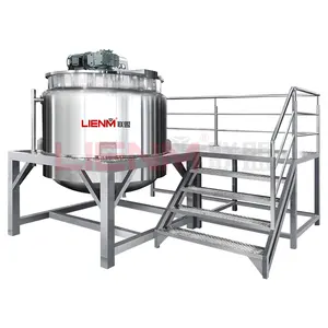 Personalización de fábrica, mezclador emulsionante al vacío, máquina mezcladora de crema para línea de producción de jabón líquido