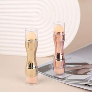 Juego de brochas de maquillaje con esponja para ocultar párpados y labios dorados 4 en 1, <span class=keywords><strong>Mini</strong></span> brochas de maquillaje de viaje con embalaje en caja de Color - Product Image 6