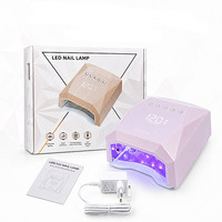 Lampe UV LED 120W la plus vendue pour ongles, séchoir à gel anti-UV sans noircissement des mains, avec capteur automatique, pour salon de beauté
