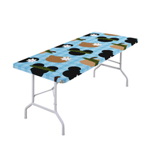 Couverture de table spandex design personnalisé/