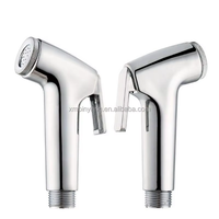 Prix de gros Douchette à main portable pressurisée pour toilettes et salles de bain, en acier inoxydable SUS304, argent