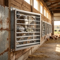 Ventilateur axial à pales MX-P1000 de 36 pouces, ventilateur d'extraction, ventilateur d'évacuation, ventilateur de refroidissement pour poulets, ferme, plantes