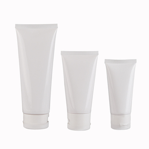 cosmetic packaging empty cream lotion 10g 200g 50g 100g 120g/ml plastic PE soft tube with black pp screw cap