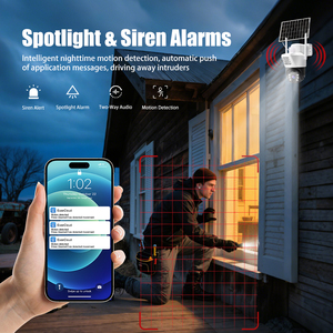 Eseecloud năng lượng mặt trời Máy ảnh ngoài trời không thấm nước năng lượng mặt trời 4MP máy ảnh màu Quan sát ban đêm năng lượng mặt trời an ninh máy ảnh - Product Image 3