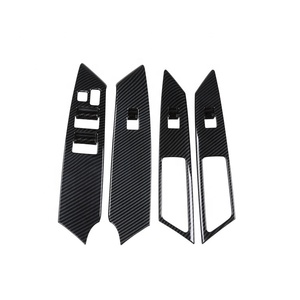 ฝาครอบสวิตช์ยกกระจกประตูรถยนต์ลายคาร์บอน ABS สำหรับ Pajero Sport ปี 2021 รุ่น WZXD Interior - Product Image 1