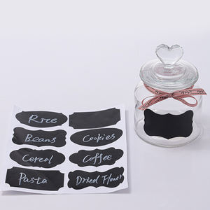 Frasco de Vidrio Transparente Ámbar de 22 oz con Tapas <span class=keywords><strong>en</strong></span> Forma de Corazón para Pasta, Granos de Café, Hojas de Té, Cereales, Especias, Harina, Azúcar - Product Image 3