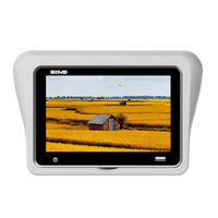 Vod sistem hiburan dudukan Bus untuk semua penumpang Tablet hiburan Bus layar sentuh 7"