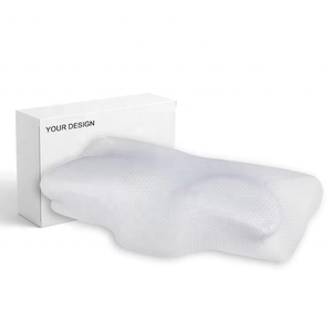 Oreiller orthopédique cervical ergonomique en mousse à mémoire de forme Wave Tissu certifié Oeko-Tex Support de tête de lit de sommeil sain pour personnalisé - Product Image 6