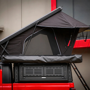 เต็นท์หลังคารถยนต์ เต็นท์บนหลังคาสำหรับตั้งแคมป์กลางแจ้ง เต็นท์หลังคาสำหรับรถ SUV 4x4 เต็นท์หลังคาแบบเปลือกแข็งทำจากไฟเบอร์กลาส พื้นที่กว้างขวาง - Product Image 1