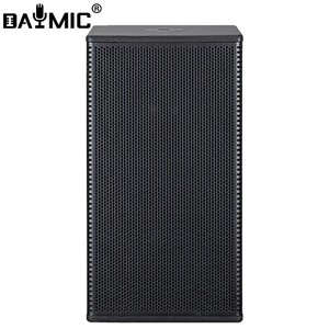 Système audio de scène en bois noir à son super clair, avec un tweeter de 1 pouce et quatre haut-parleurs de médium-grave de 5,5 pouces, type Line Array - Product Image 4