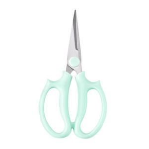 กรรไกรตัดดอกไม้ สแตนเลสสตีล เครื่องมือตัดแต่งสวน ด้ามจับพลาสติกทนสนิม ดีไซน์เรียบง่าย สำหรับบอนไซและการจัดดอกไม้ - Product Image 3