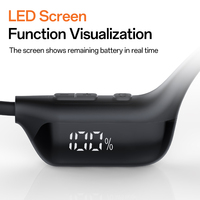 Écouteurs Sportifs à Conduction Osseuse à Affichage Numérique LED, Oreillettes Ouvertes, Casques BT6.0, Écouteurs Sans Fil – Vente en Gros Usine