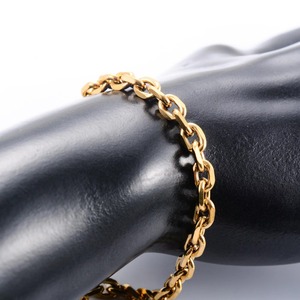 Bracelet Rolo Classique en Acier Inoxydable, Chaîne O Découpée pour Femmes et Hommes, Chaîne de Cheville, Bracelet de Main, Bijoux - Product Image 4