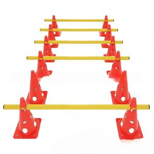Kit de Entrenamiento de Agilidad - Escalera de Velocidad, Conos, Obstáculos y Postes Marcadores de 32 cm para Ejercicios de Fútbol con Bolsa de Transporte - Product Image 2