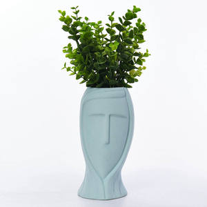 Macetas nórdicas con cara de <span class=keywords><strong>mujer</strong></span>, macetas con <span class=keywords><strong>cabeza</strong></span> abstracta, maceta de flores suculentas para interiores y exteriores para <span class=keywords><strong>mujer</strong></span> - Product Image 3