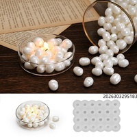 Moule en silicone pour perles de cire de perle Early Riser, pour plâtre, ciment, résine, bougies d'aromathérapie, bricolage, style océan, décoration artisanale parfumée