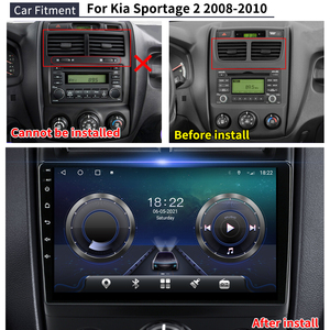 Krando 9 "안드로이드 13 자동차 나비 기아 스포티지 2 2008 - 2010 안드로이드 화면 지원 무선 카플레이 지원 와이파이 BT 360 카메라 - Product Image 2