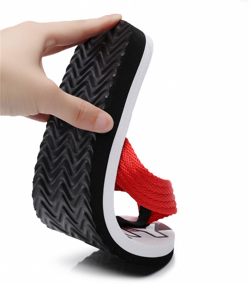 Fashion Letter Flip-flops Slippers Casual Beach Shoe Men Flipflops Custom Logo