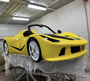 Sculpture de voiture de sport de parc d'attractions personnalisée, décoration, sculpture de voiture de simulation en fibre de verre, grande sculpture en résine - Product Image 2